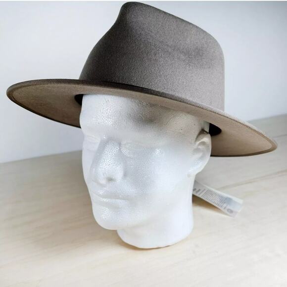 Will + Bear Unisex Medium Hat Calloway Fawn 100% Wool Wide Brim MSRP $119 NWT - Picture 2 of 6